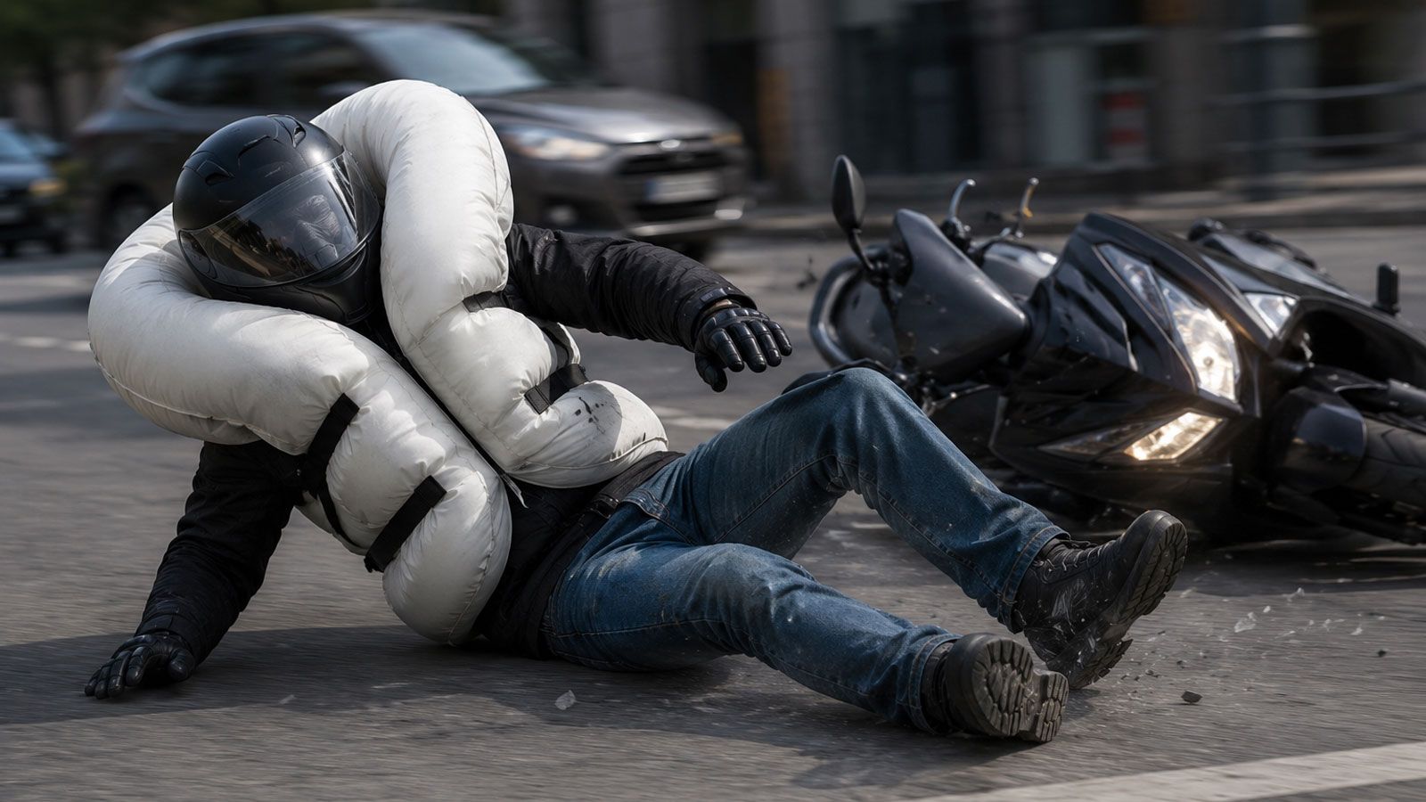 Αν το scooter είχε αερόσακο που σε ακολουθεί όταν πέσεις; Η νέα ιδέα στα σκαριά
