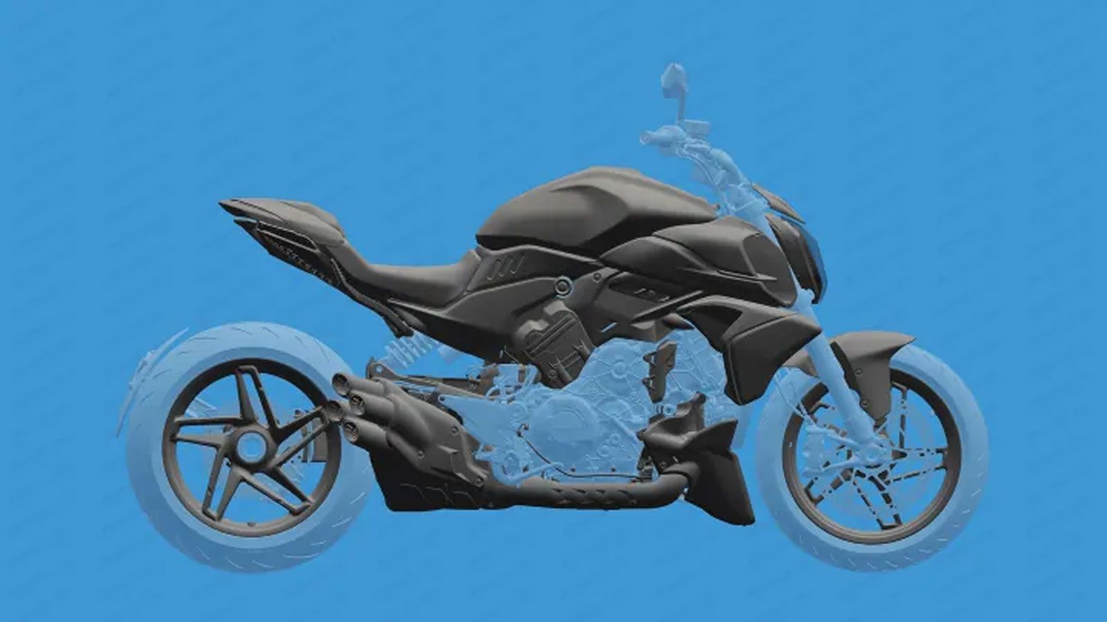 Παράλληλα, έχει ανασχεδιαστεί το κάλυμμα του ψυγείου, ενώ στη δεξιά πλευρά του εμπρός κυλίνδρου εμφανίζεται νέο κομμάτι πλαστικού, πιθανότατα για την 