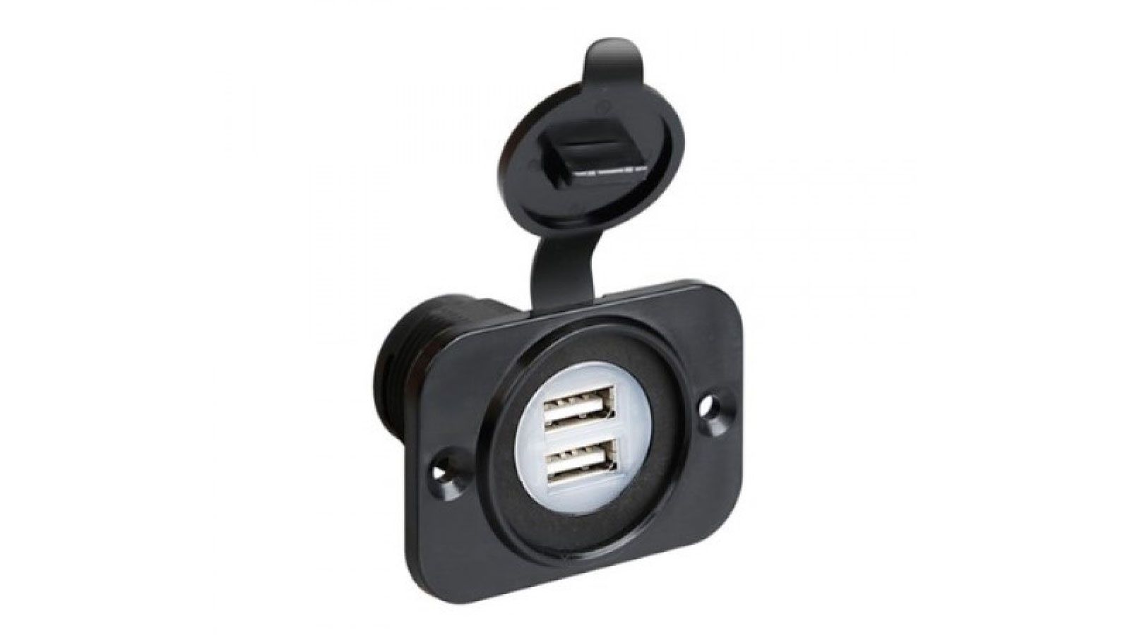 Lampa αντάπτορας αναπτήρα με 2 USB 12/24V 