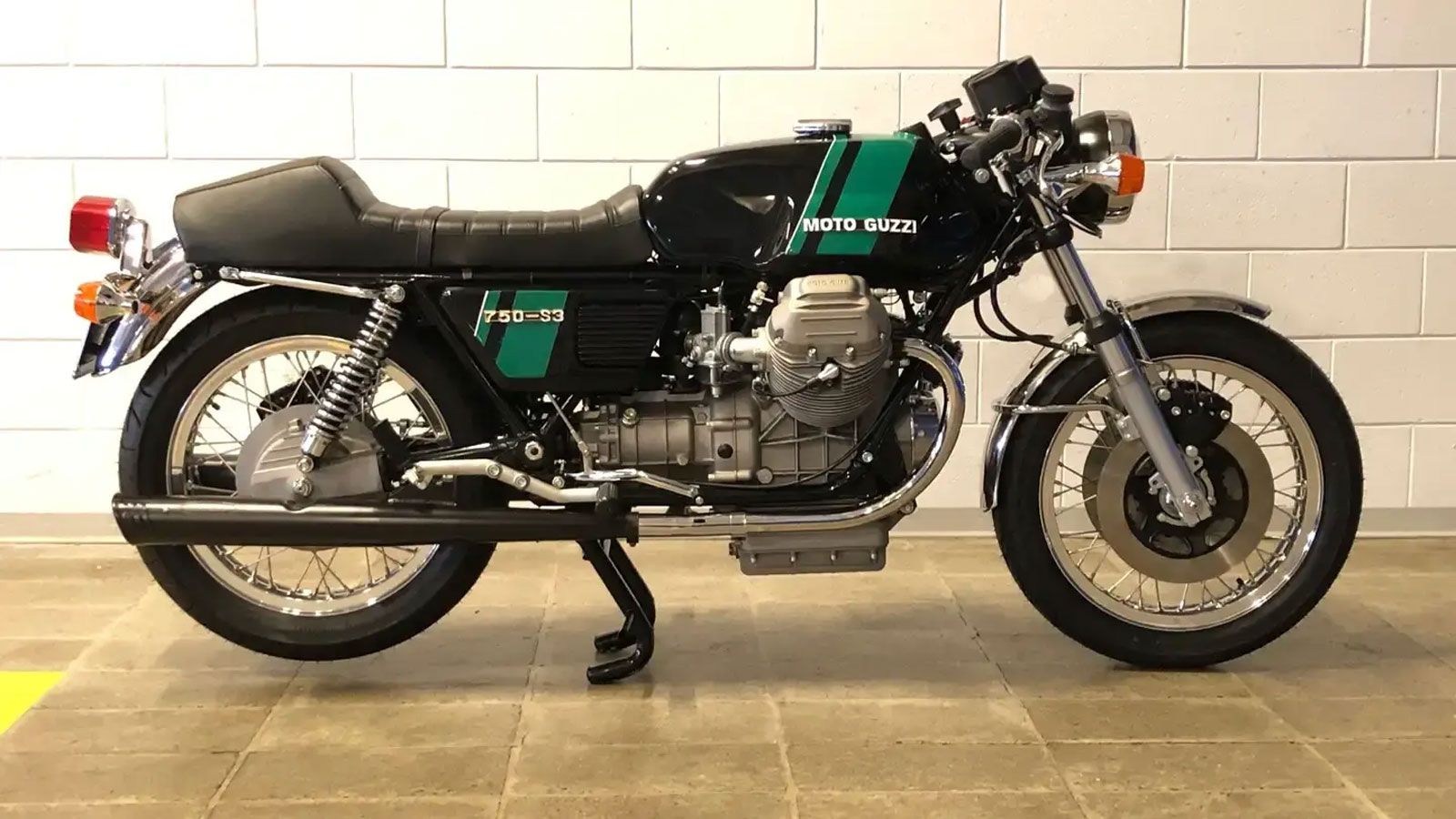 Η απάντηση της Moto Guzzi ήρθε το 1973 με την παρουσίαση της Moto Guzzi 750 S. Το νέο μοντέλο δεν ήταν μια απλή παραλλαγή, αλλά μια ξεκάθαρη εξέλιξη π