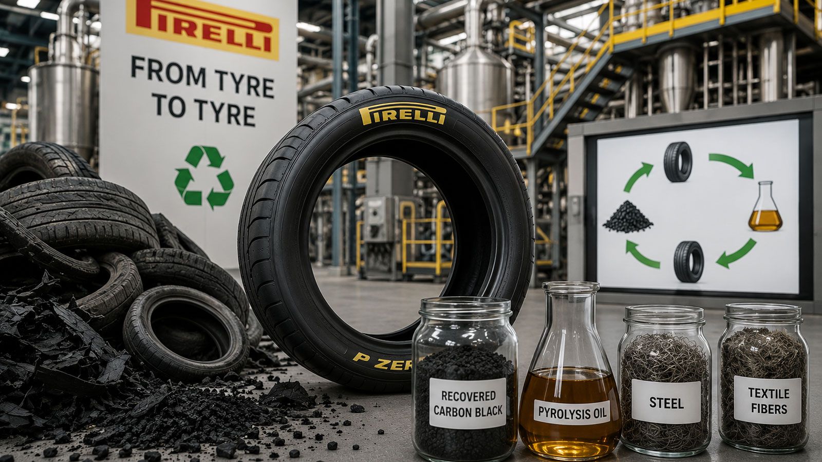 Τα παλιά ελαστικά θα γίνονται καινούρια; Η Pirelli ετοιμάζει τη μεγάλη αλλαγή