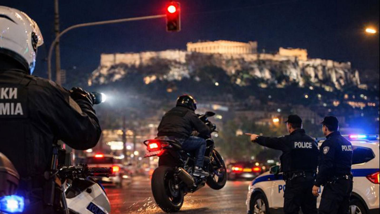 την ταυτοποίηση ενός 24χρονου οδηγού μοτοσυκλέτας μεγάλου κυβισμού προχώρησε η ΕΛΑΣ, έπειτα από ανάλυση υλικού που είχε αναρτηθεί στα μέσα κοινωνικής 