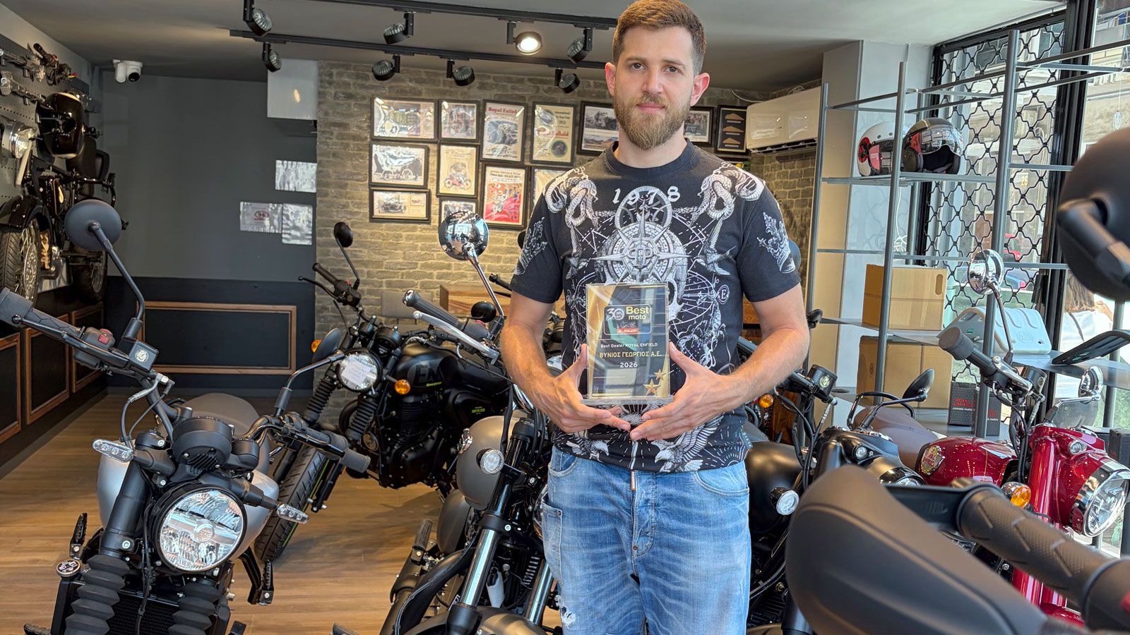 Moto Vinios: Σάρωσε με 6 βραβεία καλύτερου Dealer
