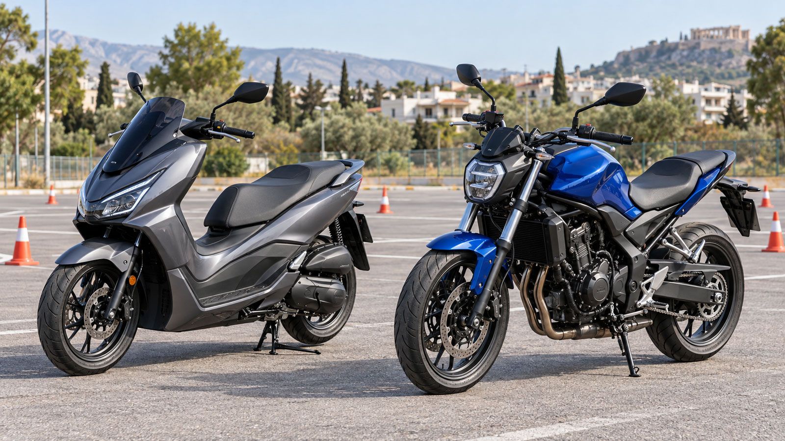 Έβγαλες δίπλωμα με scooter. Οδηγείς μηχανή με συμπλέκτη;