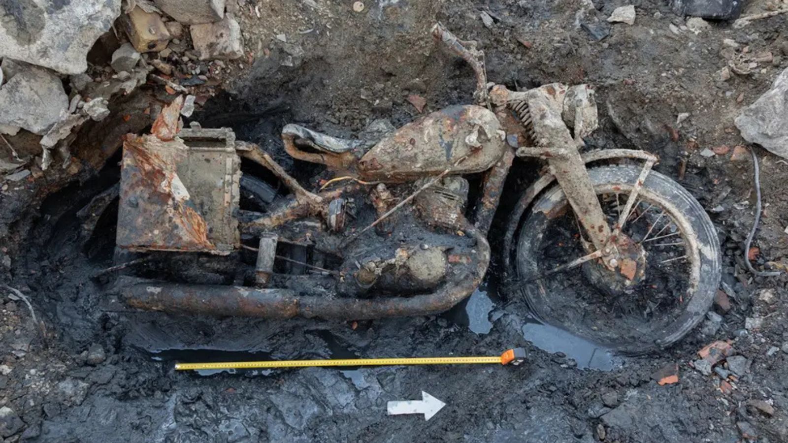 DKW NZ 350-1: Μοτοσυκλέτα του Β΄ Παγκοσμίου Πολέμου ανασύρθηκε από τον Δούναβη