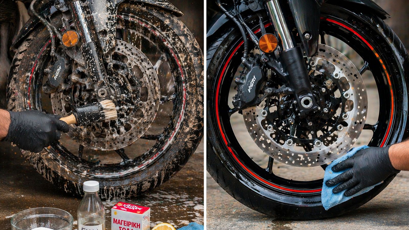 Ήξερες ότι μπορείς να καθαρίζεις τις ζάντες με πράγματα που έχεις σπίτι;