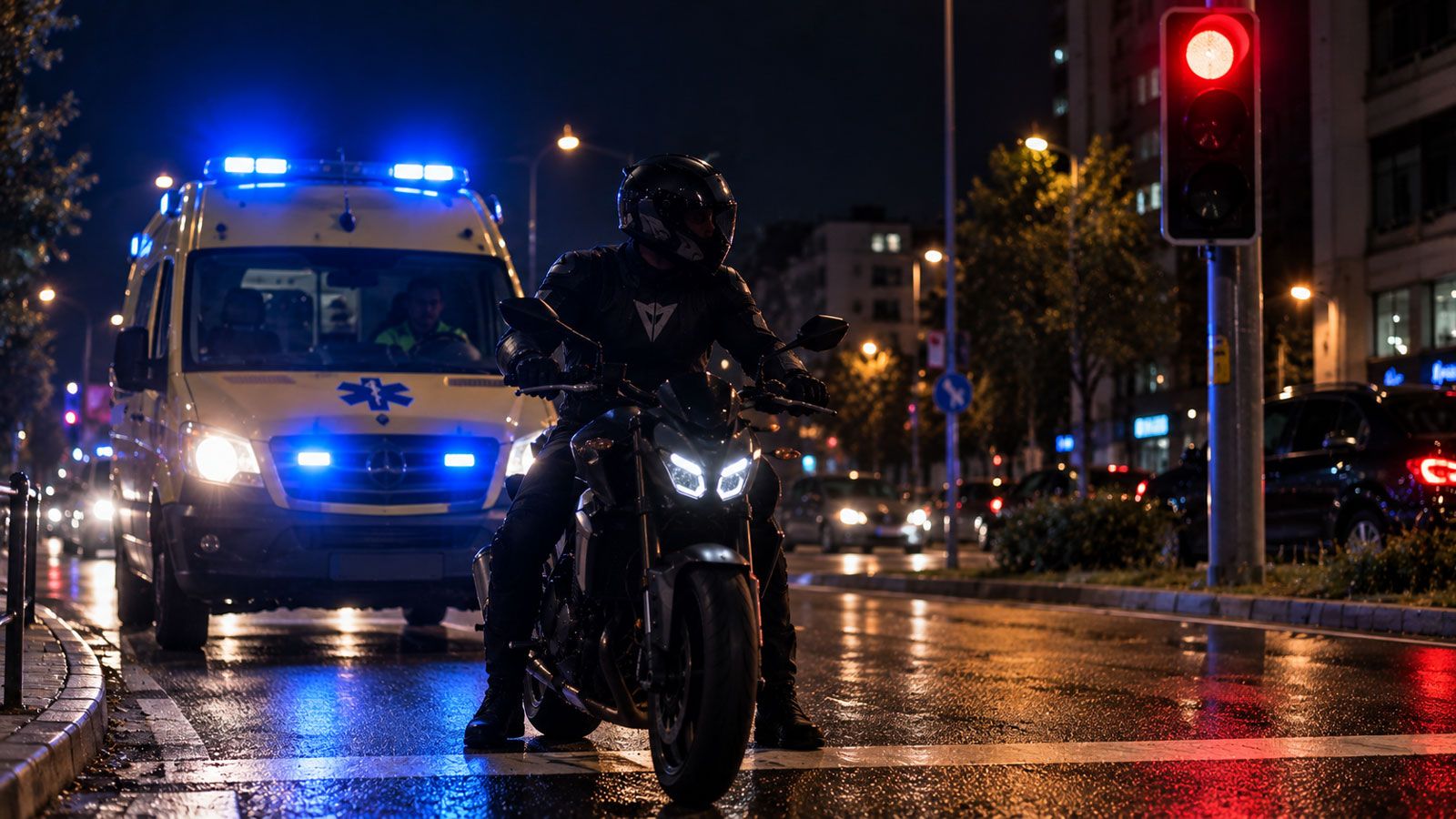 Περνάει ασθενοφόρο έχεις κόκκινο και κάμερες - Τι κάνεις εκεί;