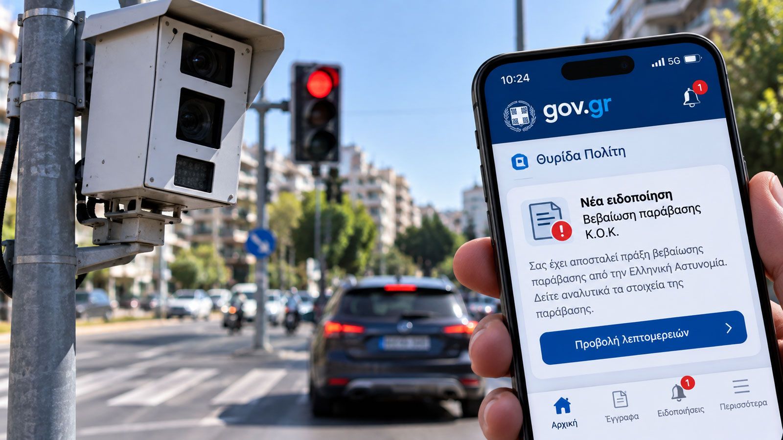 Σχεδόν μία στις δύο κλήσεις είναι για παραβίαση κόκκινου