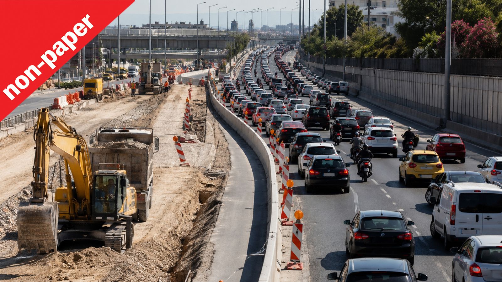 Μπορούν τα έργα να βοηθήσουν πραγματικά την κίνηση στους δρόμους;