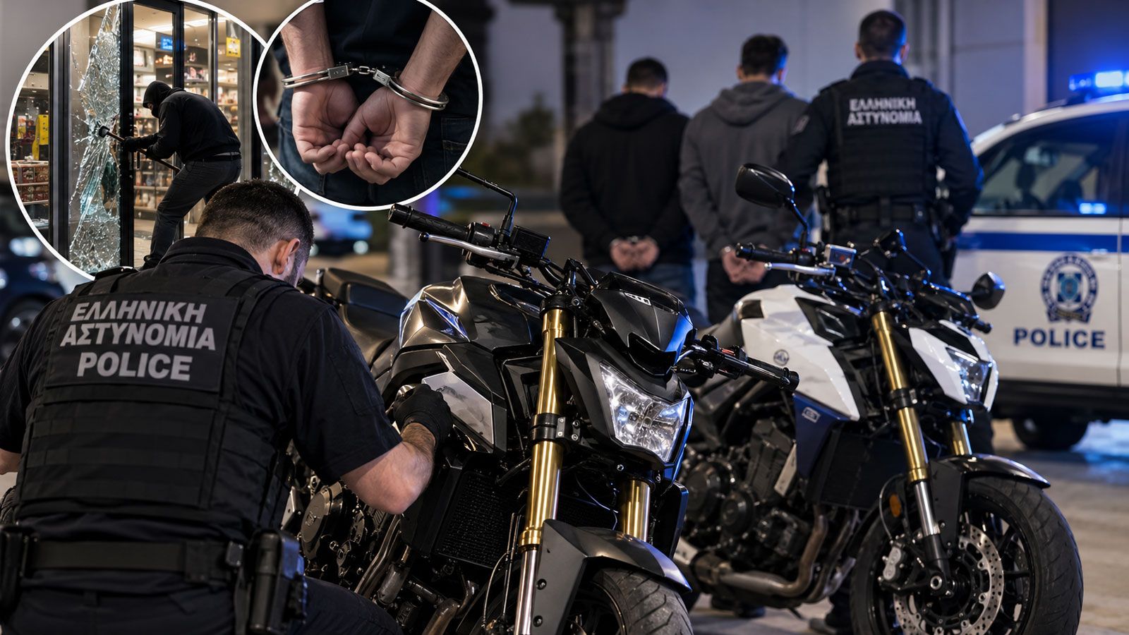 Τρεις συλλήψεις για 21 περιπτώσεις κλοπών και αποπειρών στον Βόλο