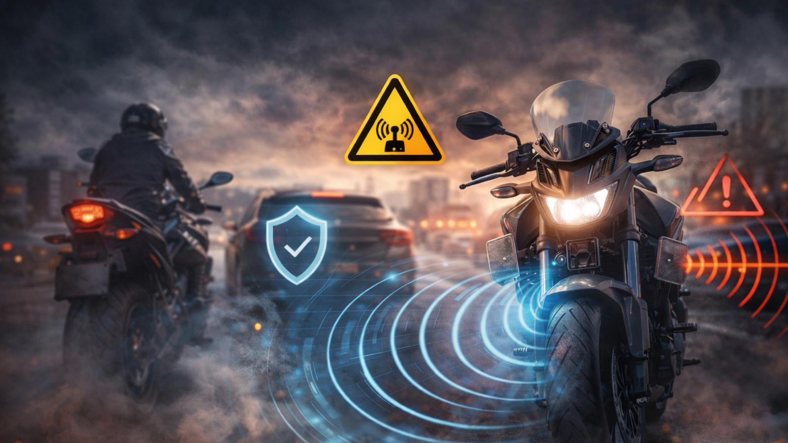 Τα συστήματα radar στις μοτοσυκλέτες λειτουργούν σαν ένα επιπλέον εργαλείο ασφάλειας, ικανό να εντοπίζει οχήματα και εμπόδια σε σημεία που το ανθρώπιν