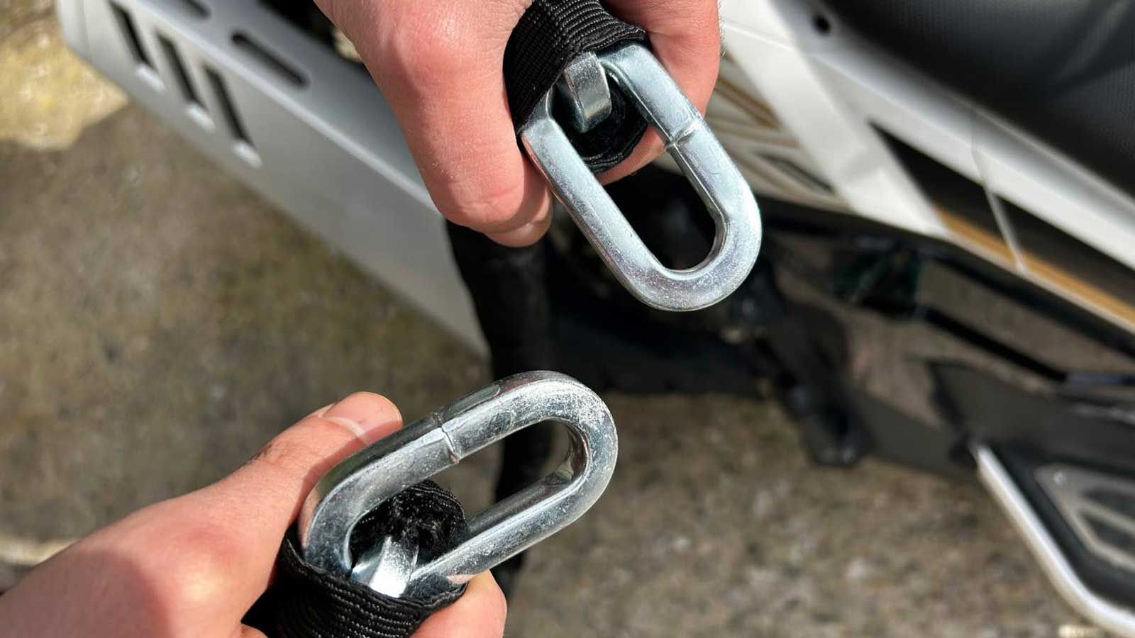 Οι κρίκοι της αλυσίδας SXP είναι κατασκευασμένοι από ενισχυμένο ατσάλι πάχους 10χιλ.