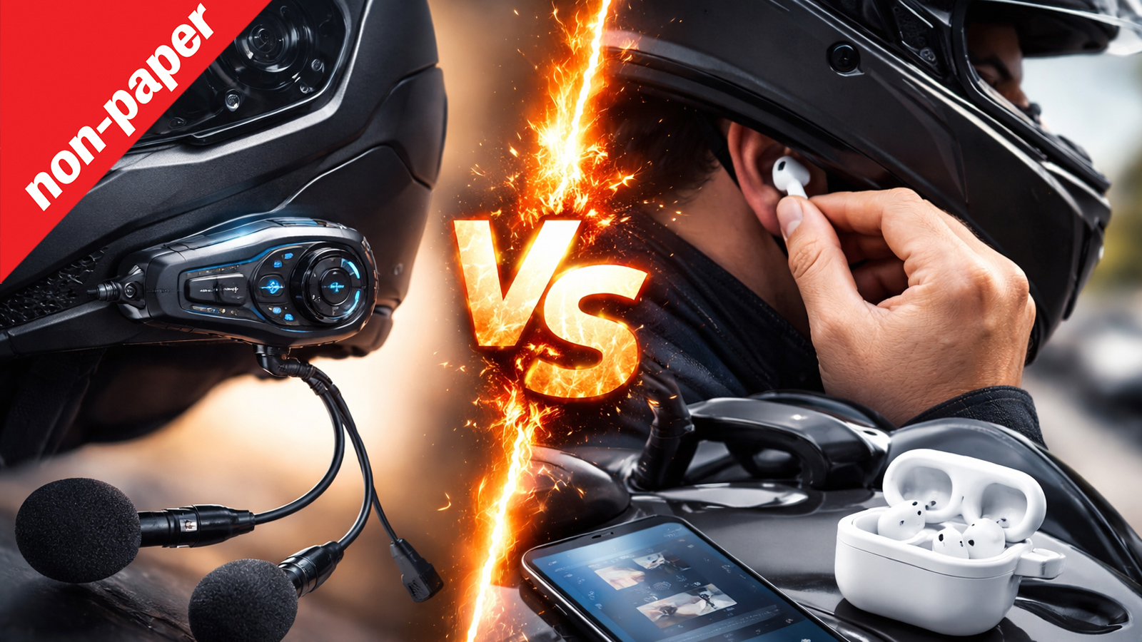 Ενδοεπικοινωνία ή ακουστικά μέσα από το κράνος; 