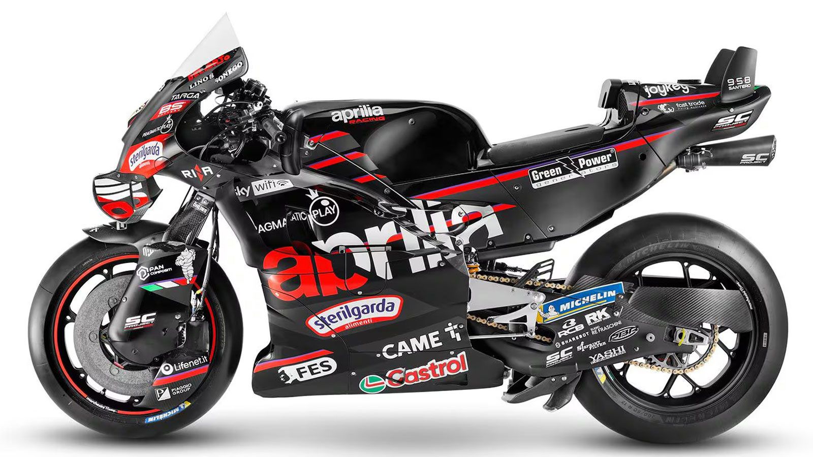 Η Aprilia συνεχίζει να πρωταγωνιστεί στην αεροδυναμική μάχη του MotoGP, και αυτή τη φορά το κάνει με τον πιο επίσημο τρόπο: μέσω πατεντών. Η Aprilia συνεχίζει να πρωταγωνιστεί στην αεροδυναμική μάχη του MotoGP, και αυτή τη φορά το κάνει με τον πιο επίσημο τρόπο: μέσω πατεντών.