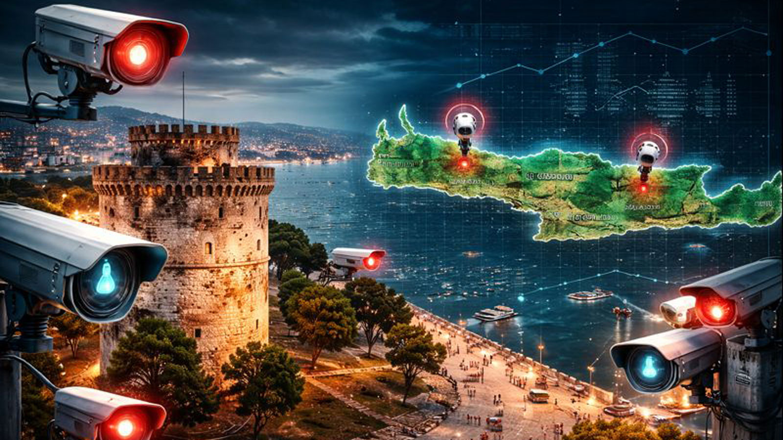 Έρχονται οι κάμερες σε Θεσσαλονίκη και Κρήτη – Πως λειτουργεί το σύστημα