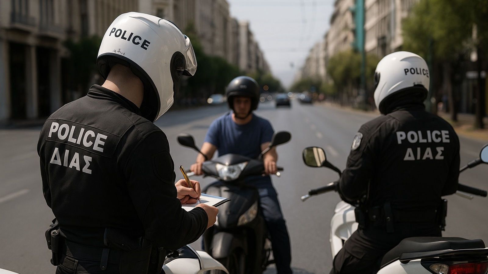 Από τις 11 έως τις 17 Αυγούστου 2025, η Ελληνική Αστυνομία πραγματοποίησε 21.634 ελέγχους στο πλαίσιο της 7ης εβδομάδας της καμπάνιας «Μηδενική ανοχή στη μη χρήση κράνους» Από τις 11 έως τις 17 Αυγούστου 2025, η Ελληνική Αστυνομία πραγματοποίησε 21.634 ελέγχους στο πλαίσιο της 7ης εβδομάδας της καμπάνιας «Μηδενική ανοχή στη μη χρήση κράνους»