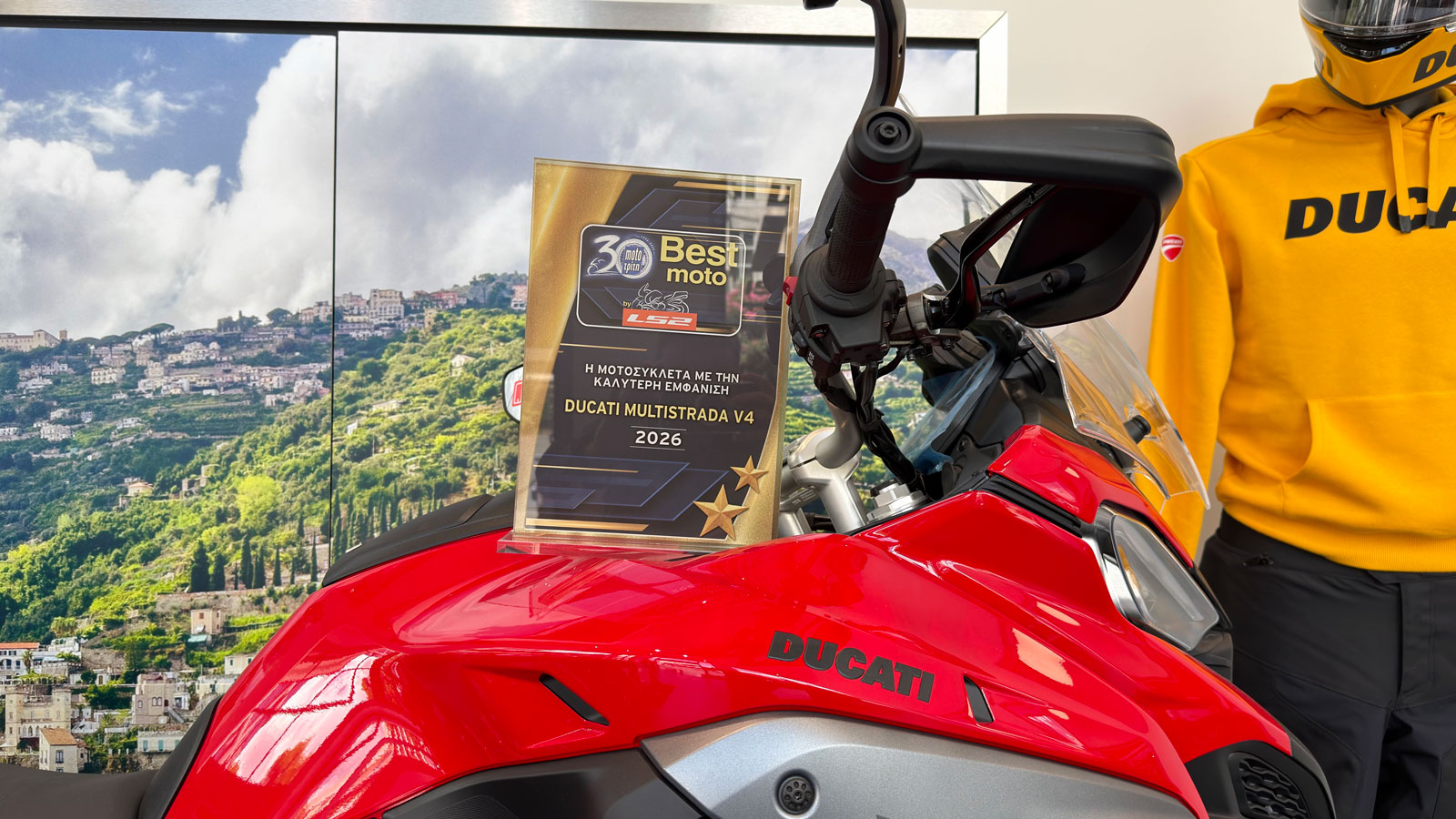 Η Ducati Multistrada V4 πήρε το βραβείο καλύτερης εμφάνισης στο Best Moto 2026