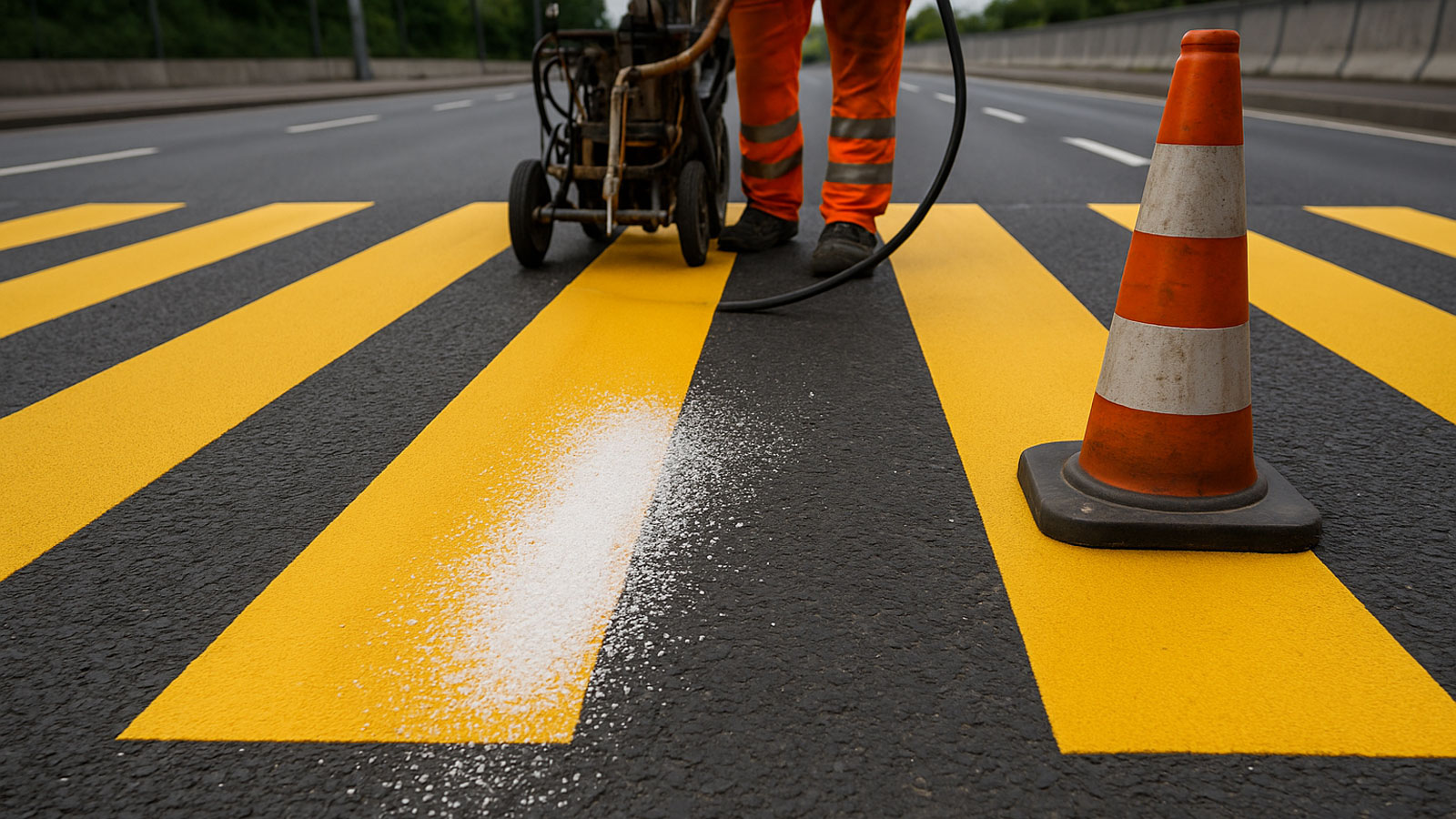 Νέες διαγραμμίσεις, παγίδα για δίκυκλα: Γιατί οι γραμμές στον δρόμο γλιστράνε επικίνδυνα