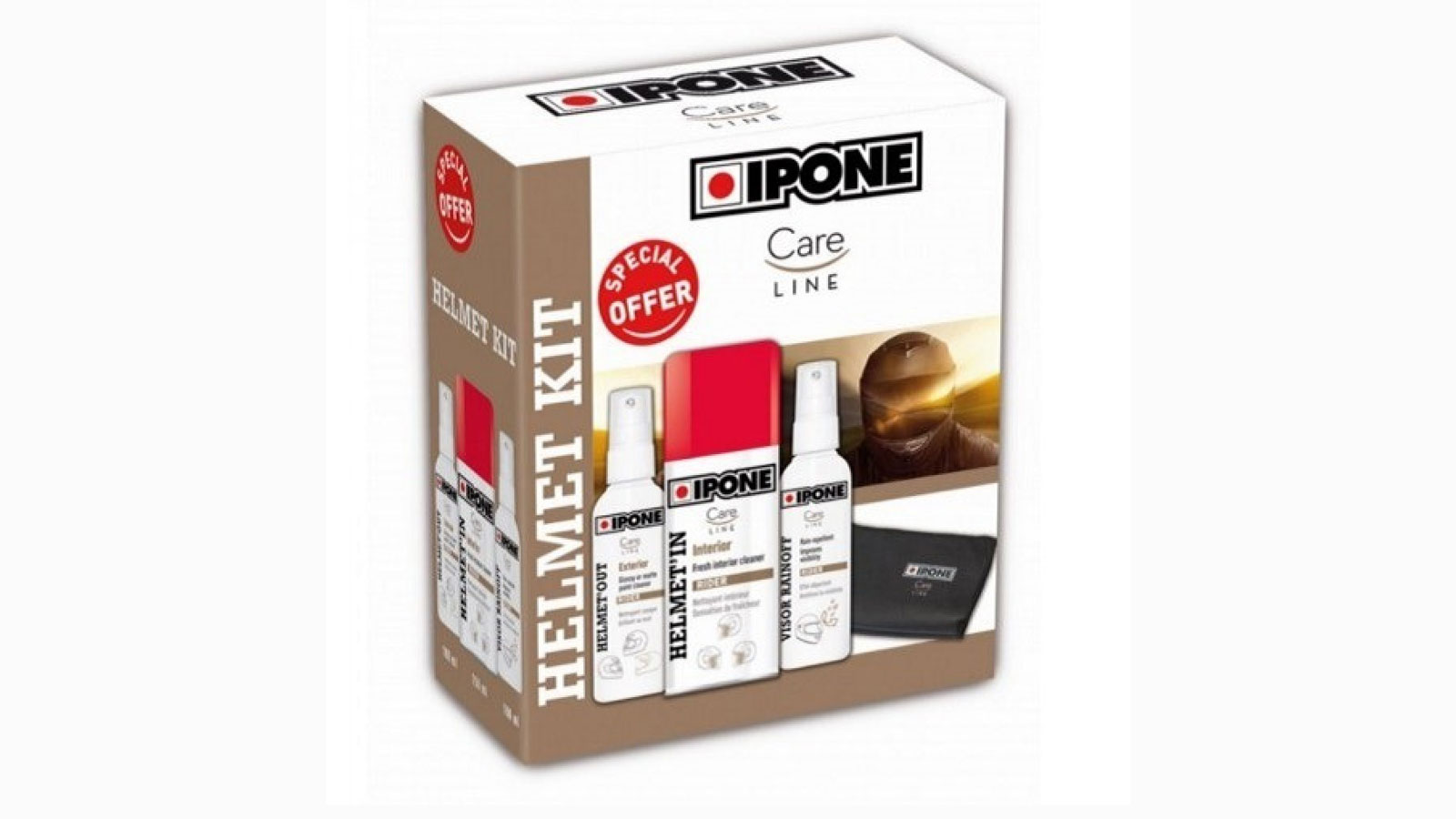 Σετ περιποίησης κράνους Ipone