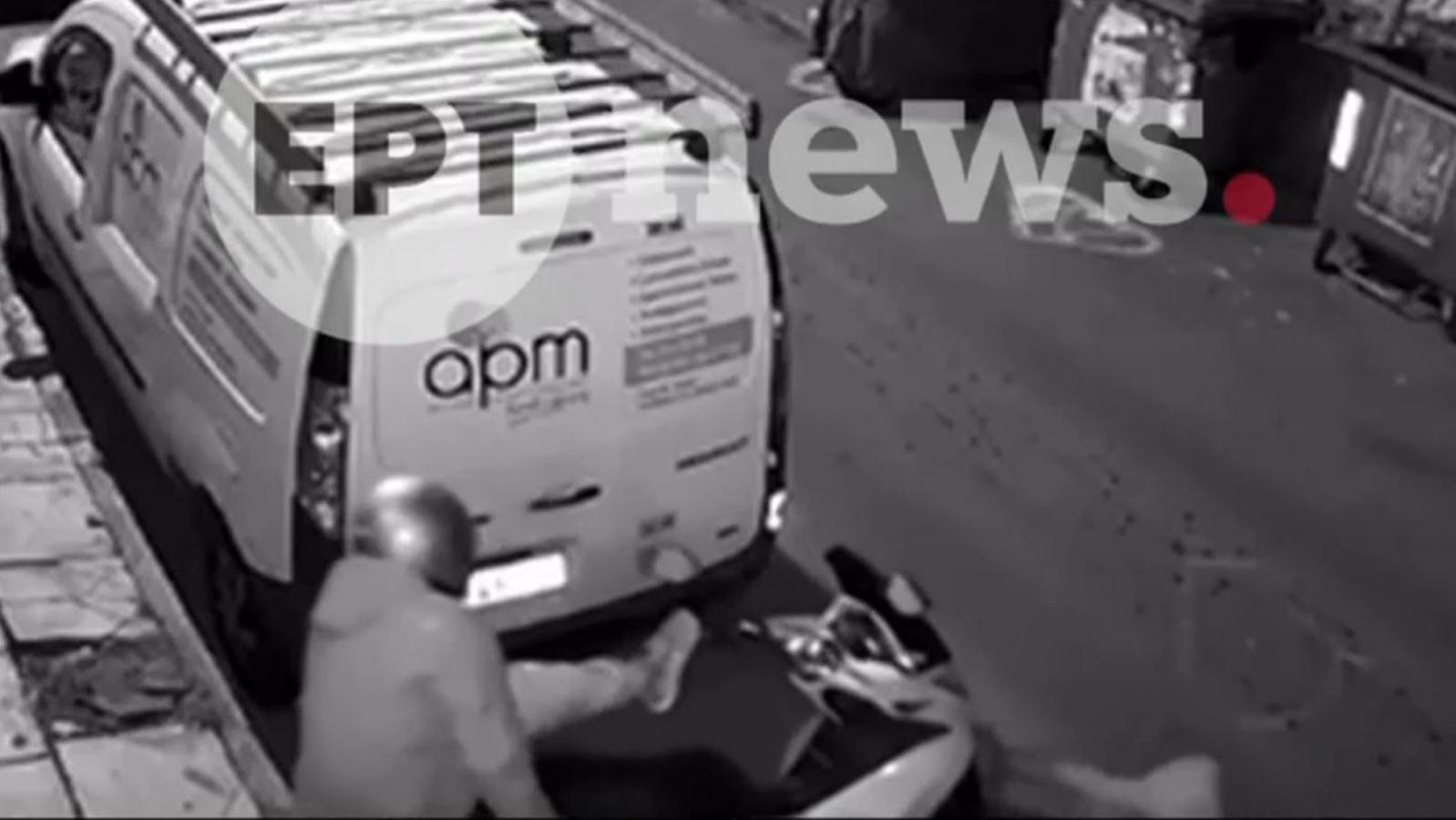 Κλοπή μηχανής σε 30 δευτερόλεπτα – Την έκαναν άμεσα ανενόχλητοι