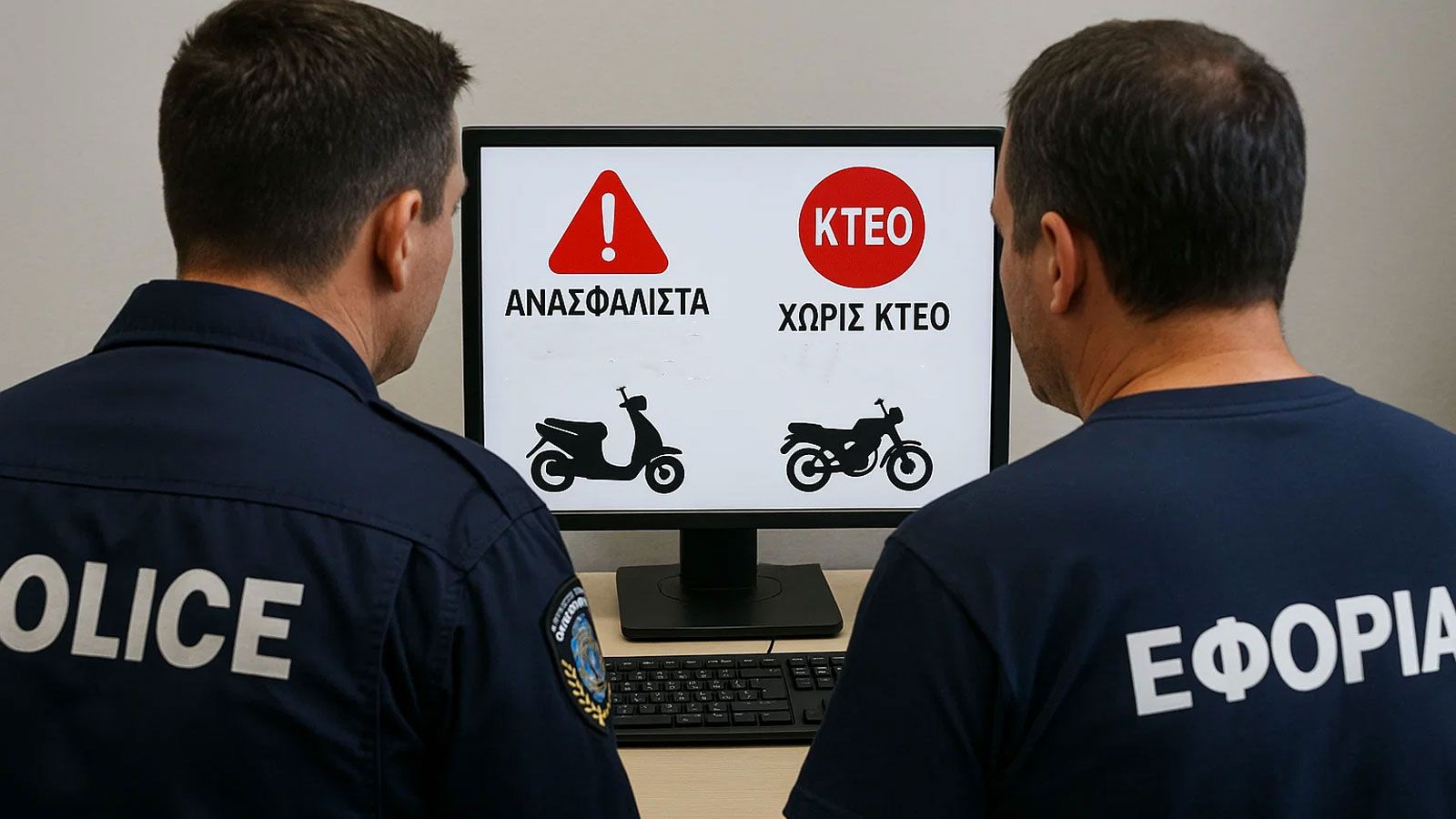 Η ελληνική κυβέρνηση εντόπισε 355.467 οχήματα που είτε είναι ανασφάλιστα, είτε δεν έχουν περάσει ΚΤΕΟ, είτε χρωστούν τέλη κυκλοφορίας, μέσω εκτεταμένης ηλεκτρονικής διασταύρωσης. Η ελληνική κυβέρνηση εντόπισε 355.467 οχήματα που είτε είναι ανασφάλιστα, είτε δεν έχουν περάσει ΚΤΕΟ, είτε χρωστούν τέλη κυκλοφορίας, μέσω εκτεταμένης ηλεκτρονικής διασταύρωσης.