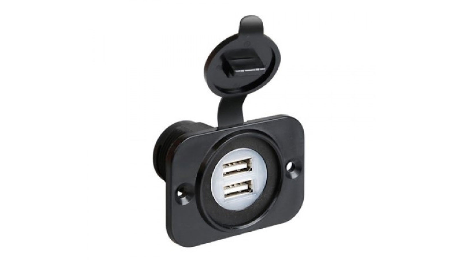Lampa αντάπτορας αναπτήρα με 2 USB 12/24V  