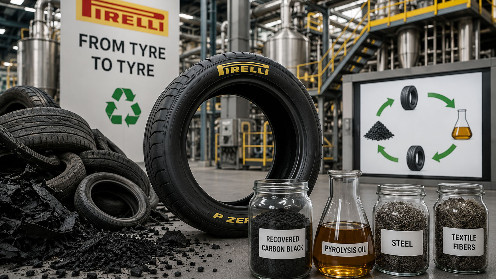 Τα παλιά ελαστικά θα γίνονται καινούρια; Η Pirelli ετοιμάζει τη μεγάλη αλλαγή