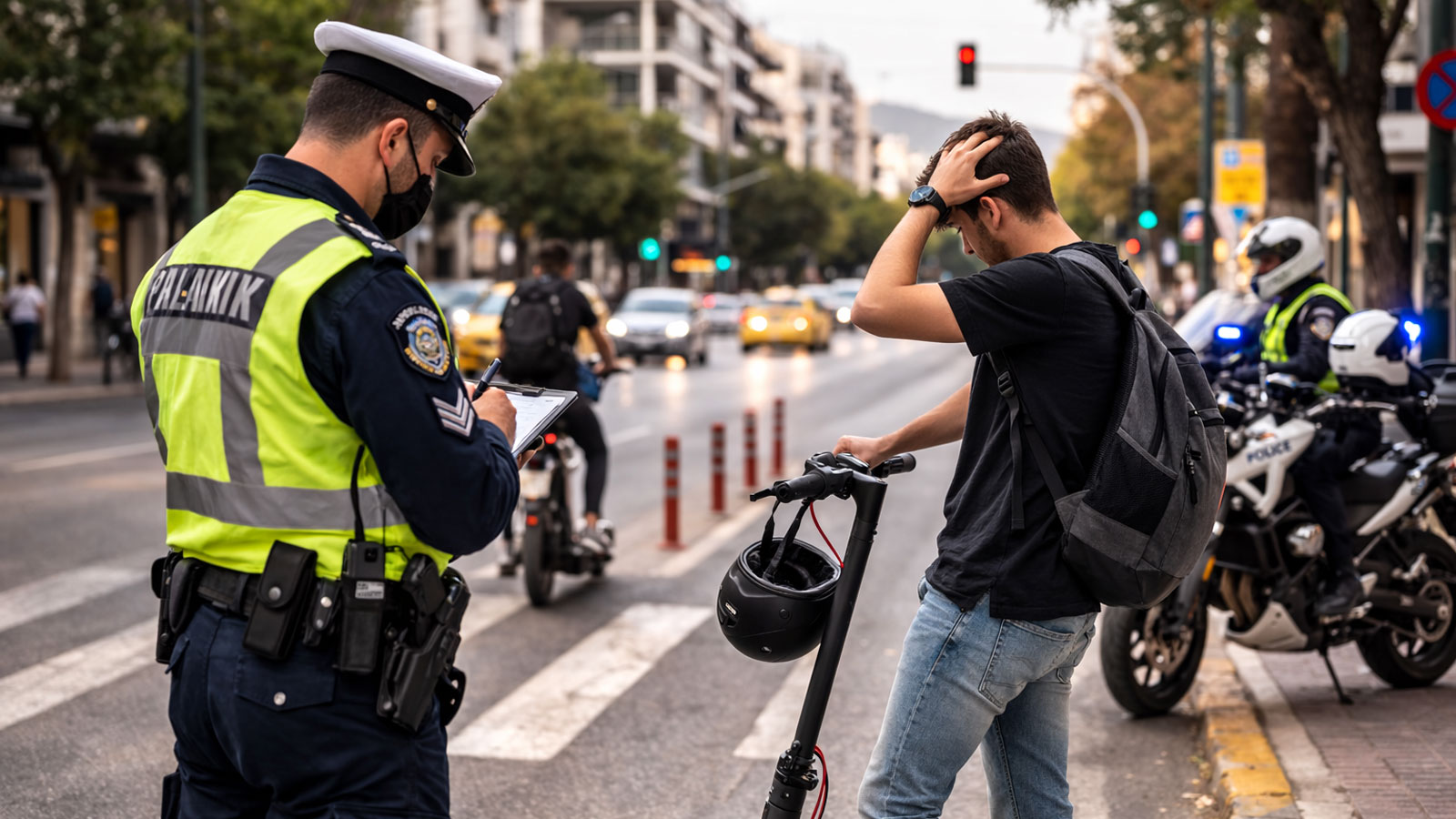 Στόχος των επιχειρήσεων ήταν η πρόληψη ατυχημάτων και η ενίσχυση της συμμόρφωσης με τον Κώδικα Οδικής Κυκλοφορίας, καθώς η χρήση κράνους από οδηγούς ηλεκτρικών πατινιών παραμένει ζητούμενο. Στόχος των επιχειρήσεων ήταν η πρόληψη ατυχημάτων και η ενίσχυση της συμμόρφωσης με τον Κώδικα Οδικής Κυκλοφορίας, καθώς η χρήση κράνους από οδηγούς ηλεκτρικών πατινιών παραμένει ζητούμενο.