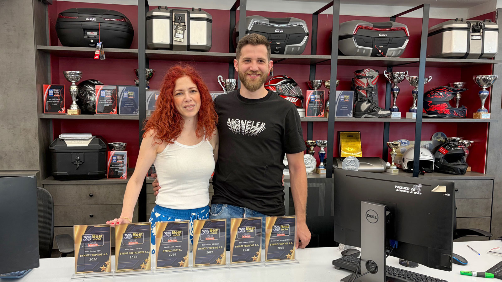 Moto Vinios: Σάρωσε με 6 βραβεία καλύτερου Dealer 