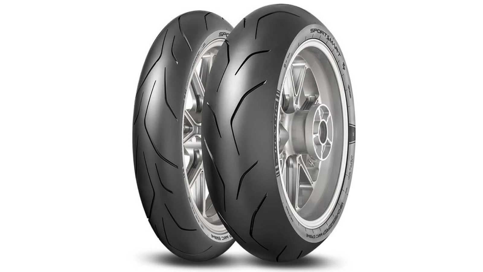 Τα Dunlop Sportsmart TT είναι ελαστικά ιδανικά τόσο για το δρόμο όσο και για την πίστα, με τεχνολογία που έχει αντληθεί από την μακροχρόνια ενασχόληση της εταιρείας στο αγωνιστικό προσκήνιο. 