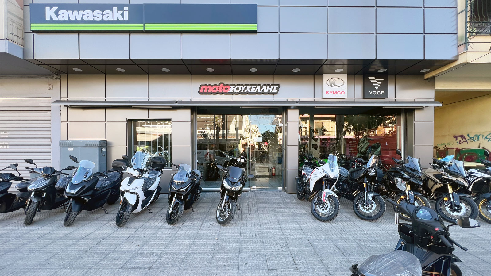 Moto Ξουχέλλης: Eπίσημος συνεργάτης Kawasaki /ΚSR Group