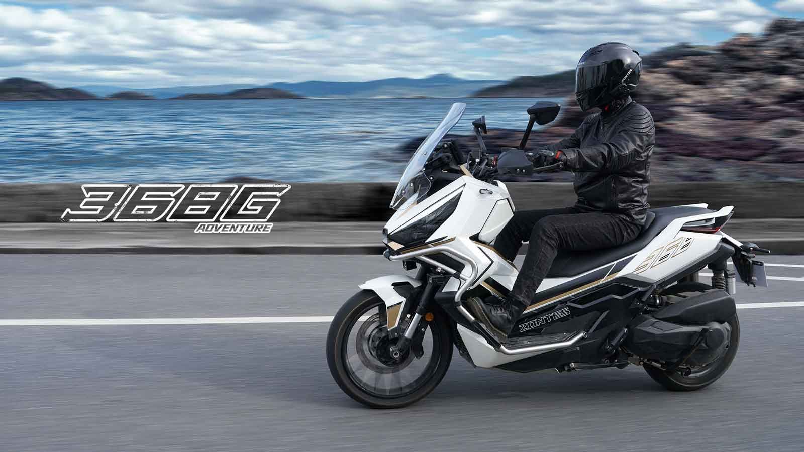 Δοκιμάστε σήμερα το ZONTES G368, το πιο hi-tech adventure scooter της αγοράς!
