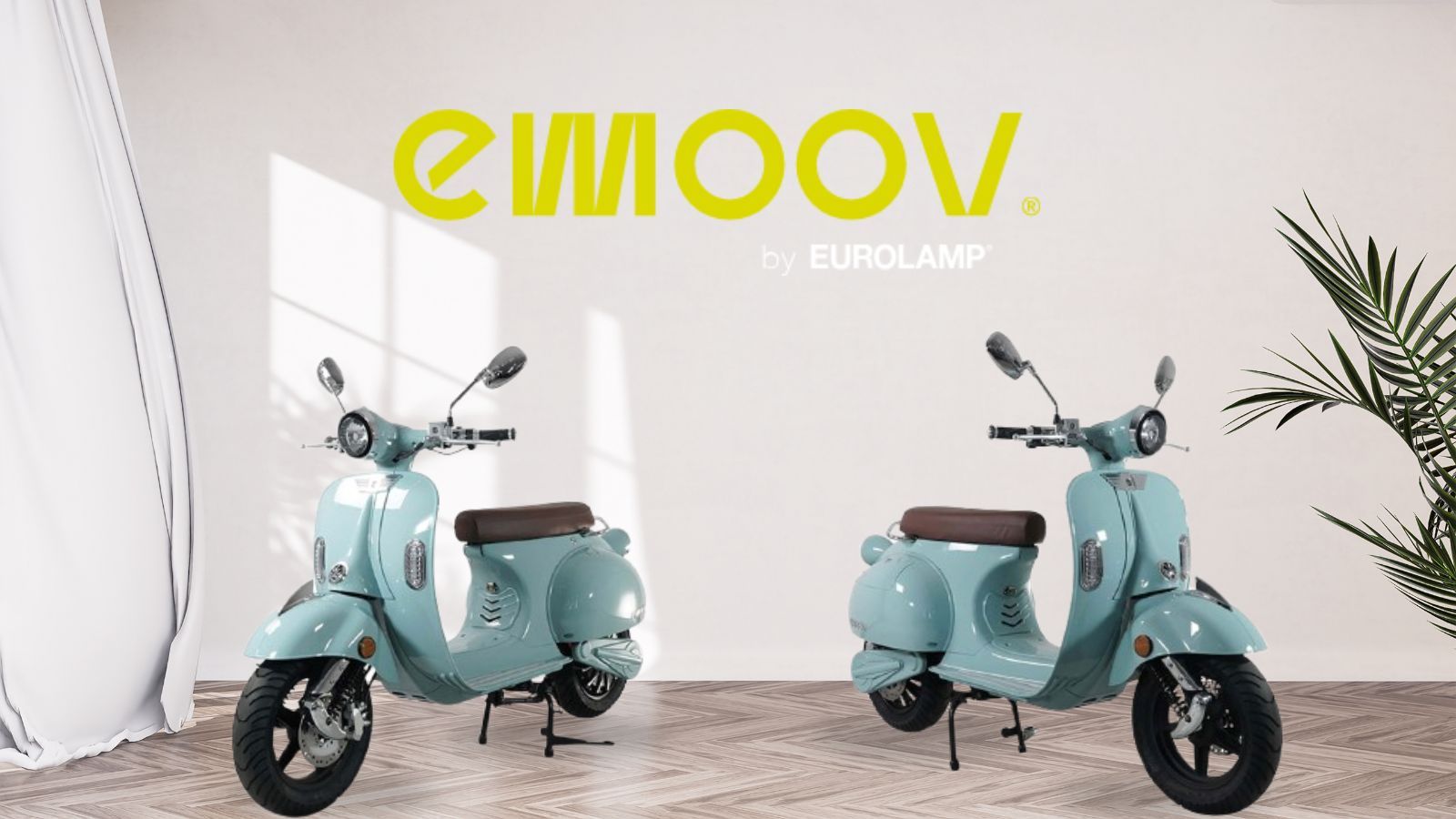 Το Emoov EV 4000 ξεχωρίζει από την πρώτη ματιά χάρη στην κλασσική ρετρό σχεδίαση του, που θυμίζει έντονα δεκαετία του 60. Το σχήμα του, οι καμπύλες, η σέλα και τα φωτιστικά σώματα συνθέτουν ένα ηλεκτρ