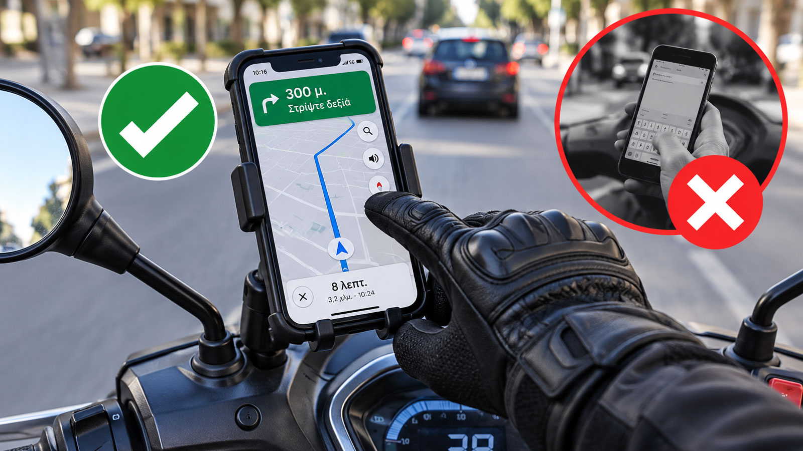Ο νέος ΚΟΚ επιτρέπει τη χρήση κινητού ως GPS σε ειδική βάση