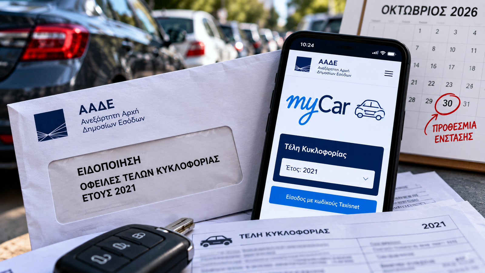 Η ΑΑΔΕ ψάχνει τώρα απλήρωτα τέλη κυκλοφορίας από το 2021 Η ΑΑΔΕ ψάχνει τώρα απλήρωτα τέλη κυκλοφορίας από το 2021