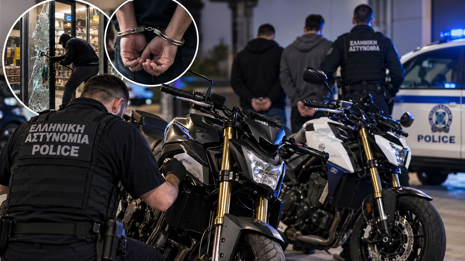 Τρεις συλλήψεις για 21 περιπτώσεις κλοπών και αποπειρών στον Βόλο