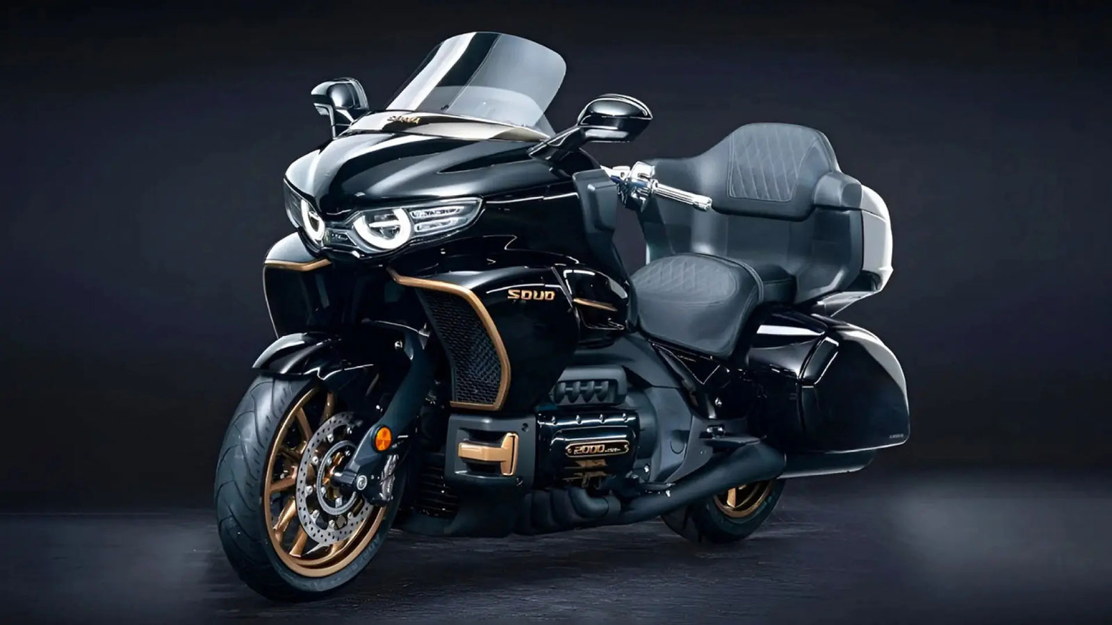 2.000 κ.εκ., 8κύλινδρο boxer και 154 ίπποι απέναντι στη Honda Gold Wing 2.000 κ.εκ., 8κύλινδρο boxer και 154 ίπποι απέναντι στη Honda Gold Wing