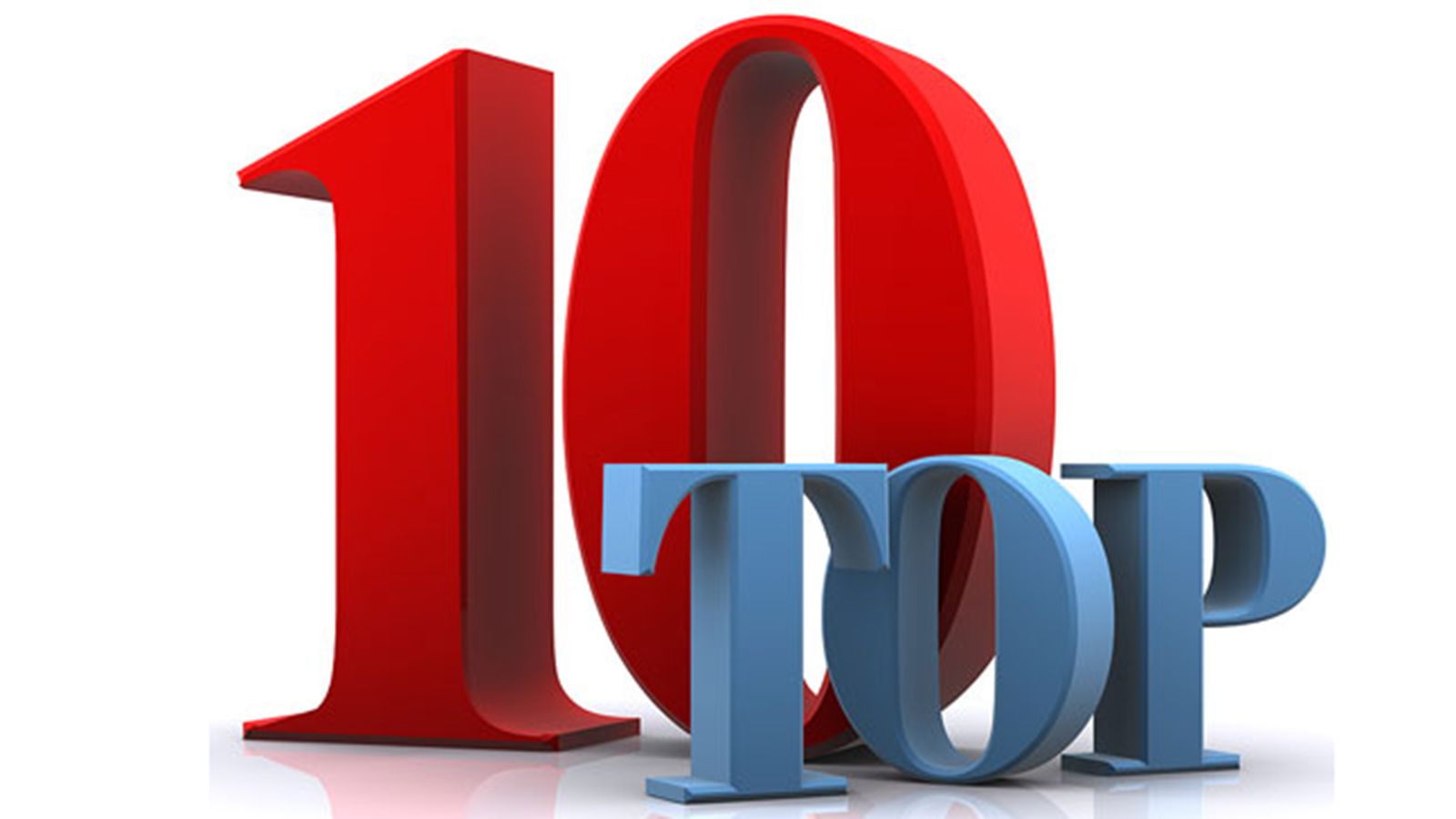 Top 10 list. Top 10 list
