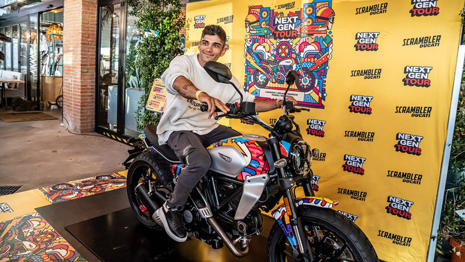 Το παρόν έδωσε και ο αναβάτης της Prima Pramac Ducati στα MotoGP, Jorge Martin.