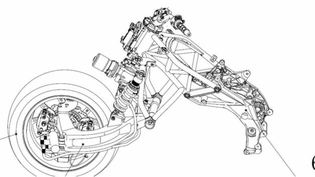 � Zongshen ��������� ������� ��� ������ ���� ��� ��������� �� hub-centre steering, ���� �� ���� �� ���������� V ������� ��������� ��� Cyclone RA1000.