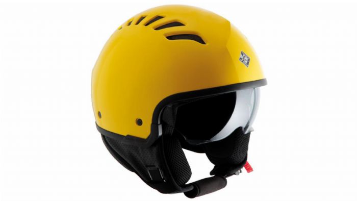 Casco Moto Tucano Urbano EL FRESH - Verde Granny Opaco - Taglia M - Con Visiera Parassole E Ventilazione Dynamic Flow