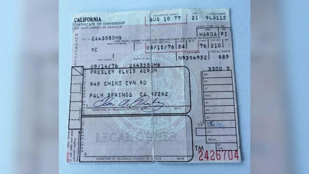 Η τελευταία μοτοσυκλέτα που καβάλησε ο Elvis Presley βγαίνει στο σφυρί 