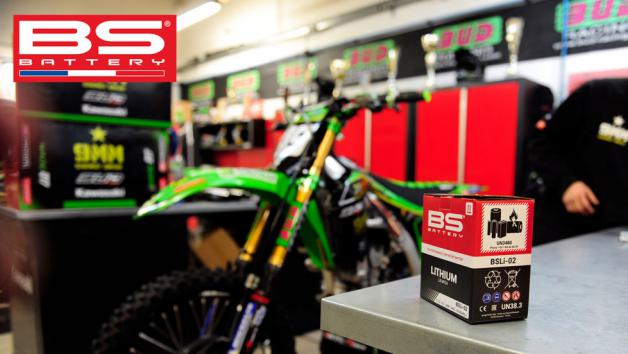 BS BATTERY: Επίσημος προμηθευτής της Kawasaki Bud Racing Team  