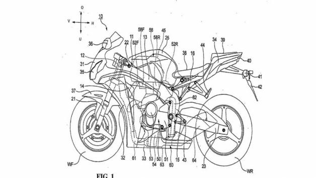 Honda: Νέα πατέντα για supersport V4 