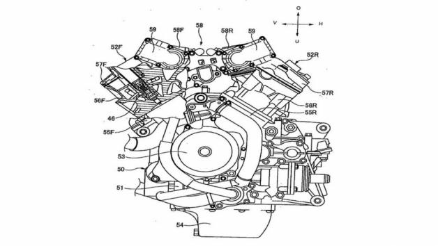 Honda: Νέα πατέντα για supersport V4 