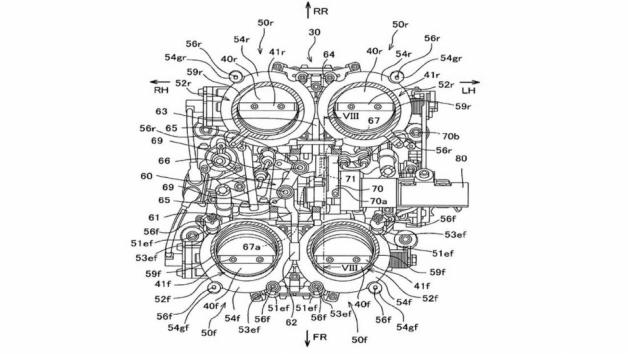 Honda: Νέα πατέντα για supersport V4 