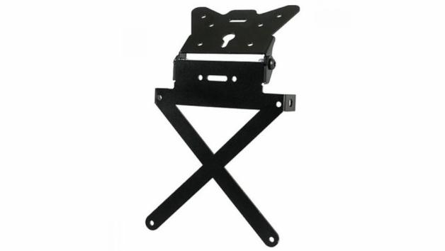 Βάση πινακίδας Lampa X-Plate αναδιπλούμενη με θέση για φλας Βάση πινακίδας Lampa X-Plate αναδιπλούμενη με θέση για φλας