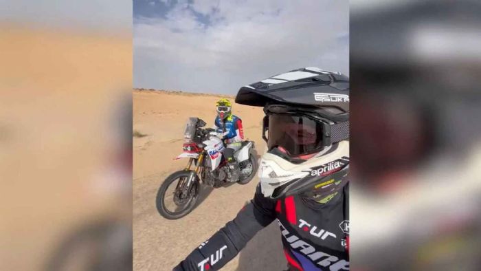 Aprilia Tuareg 457: Την τσάκωσαν σε αγώνα Aprilia Tuareg 457: Την τσάκωσαν σε αγώνα