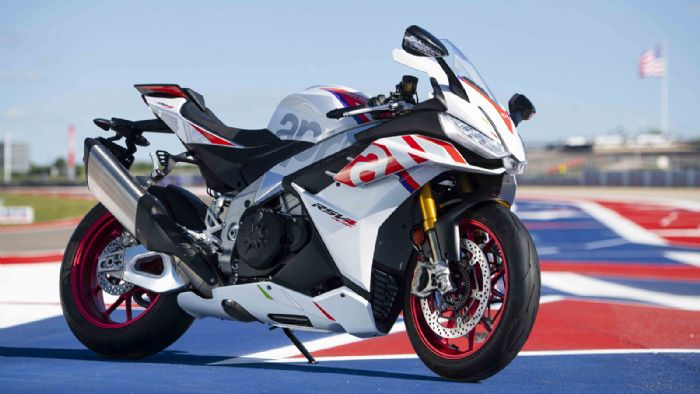 Αprilia RSV4 factory kai Tuono V4 factory speed white 