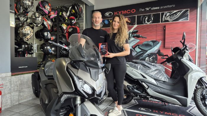Moto Ξουχέλλης: Best Sales Dealer για την Kymco